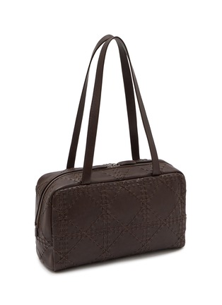 Detail View - Click To Enlarge - THE ROW - Astra Embroidered Leather Bowling Bag