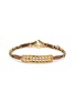 MARIE LAURE CHAMOREL Sterling Silver Silk Yarn Diamond Bracelet
