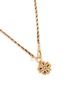 Detail View - Click To Enlarge - MARIE LAURE CHAMOREL - Sterling Silver Silk Yarn Diamond Necklace