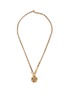 MARIE LAURE CHAMOREL Sterling Silver Silk Yarn Diamond Necklace