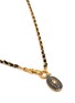 Detail View - Click To Enlarge - MARIE LAURE CHAMOREL - Pendant Gold Plated Silver Silk Yarn Necklace