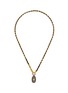MARIE LAURE CHAMOREL Pendant Gold Plated Silver Silk Yarn Necklace