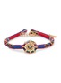 MARIE LAURE CHAMOREL Sterling Silver Silk Yarn Diamond Bracelet