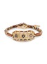 MARIE LAURE CHAMOREL Sterling Silver Silk Yarn Diamond Bracelet