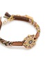 Detail View - Click To Enlarge - MARIE LAURE CHAMOREL - Sterling Silver Silk Yarn Diamond Bracelet
