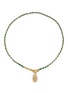 MARIE LAURE CHAMOREL Sterling Silver Silk Yarn Diamond Necklace