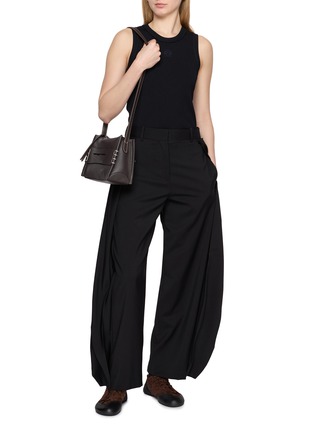 Figure View - Click To Enlarge - LOEWE - Draped Back Panel Pants