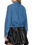 Back View - Click To Enlarge - LOEWE - Belted Balloon Denim Shirt