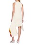 Back View - Click To Enlarge - LOEWE - Asymmetrical Layered Hem Graphic Dress