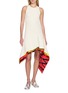 Figure View - Click To Enlarge - LOEWE - Asymmetrical Layered Hem Graphic Dress