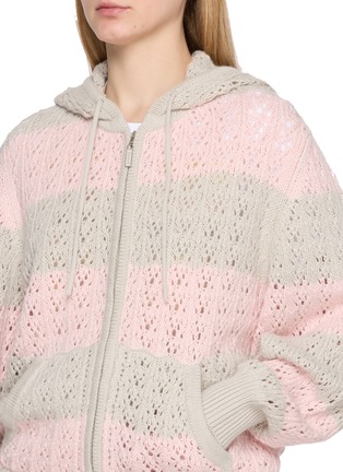  - BARRIE - Chunky Lace Knit Cardigan