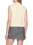 Back View - Click To Enlarge - BARRIE - Fringed Cashmere Cotton Vest