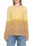 THE ELDER STATESMAN Gradient Cashmere Knit Cardigan