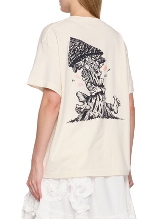 Back View - Click To Enlarge - STORY MFG - Hand Embroidered Grateful Graphic T-Shirt