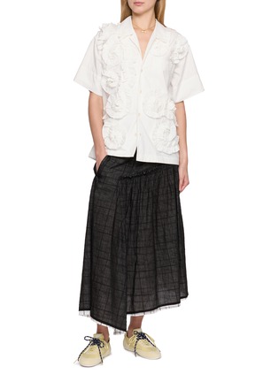 Figure View - Click To Enlarge - STORY MFG - Short Sleeve Hand Appliqué Shirt