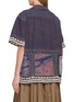 Back View - Click To Enlarge - STORY MFG - Short Sleeve Hand Crochet Patchwork Shirt