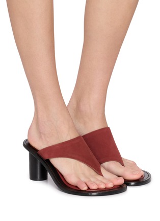 Figure View - Click To Enlarge - A.EMERY - Hardie 85 Suede Heeled Sandals