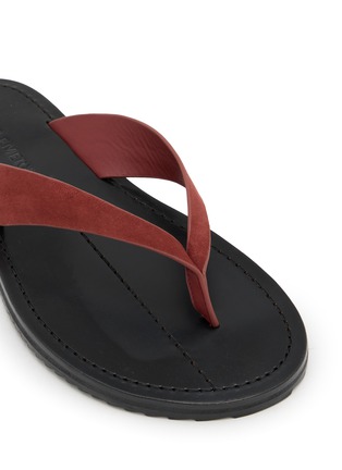 Detail View - Click To Enlarge - A.EMERY - Flora Suede Sandals