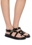 Figure View - Click To Enlarge - A.EMERY - Claude Embossed Leather Sandals
