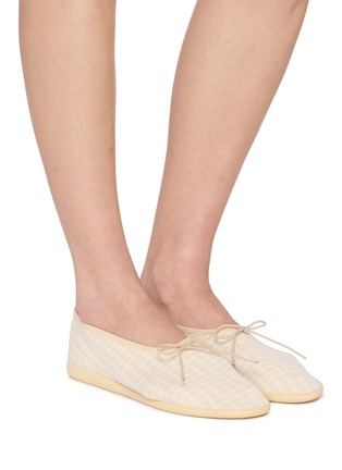 Figure View - Click To Enlarge - SOFTROMAINE - Ribbon Ballerina Flats