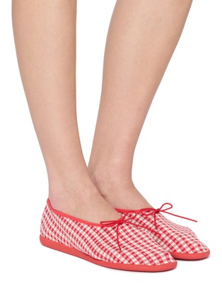 Figure View - Click To Enlarge - SOFTROMAINE - Ribbon Ballerina Flats
