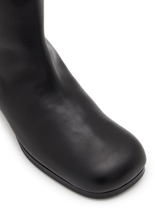 Detail View - Click To Enlarge - SACAI - Puller Leather Short Boots