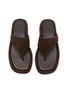 Detail View - Click To Enlarge - SALONDEJU - Pboy Platform Suede Thong Sandals
