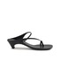 SALONDEJU 40 Oblique Heeled Leather Sandals