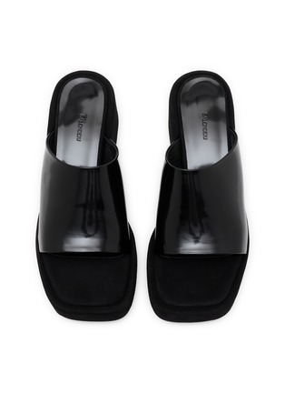 Detail View - Click To Enlarge - SALONDEJU - 55 Many Platform Leather Mules