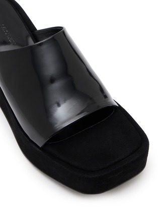 Detail View - Click To Enlarge - SALONDEJU - 55 Many Platform Leather Mules