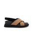 SALONDEJU 45 Smooth X Band Leather Sandals