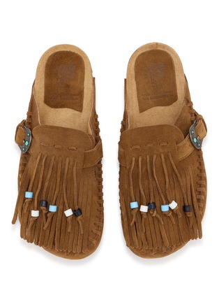 Detail View - Click To Enlarge - TAJI - Caribe Donna Suede Clogs
