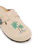 Detail View - Click To Enlarge - TAJI - Sabot Palm Donna Suede Clogs