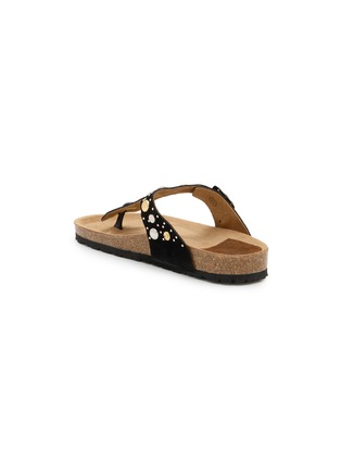  - TAJI - Donna Suede Thong Sandals