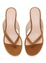 Detail View - Click To Enlarge - STUART WEITZMAN - Rio Sleek 35 Suede Sandals