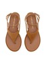 Detail View - Click To Enlarge - STUART WEITZMAN - Marley Suede Thong Sandals