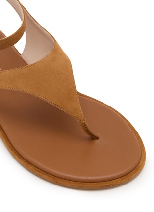 Detail View - Click To Enlarge - STUART WEITZMAN - Marley Suede Thong Sandals