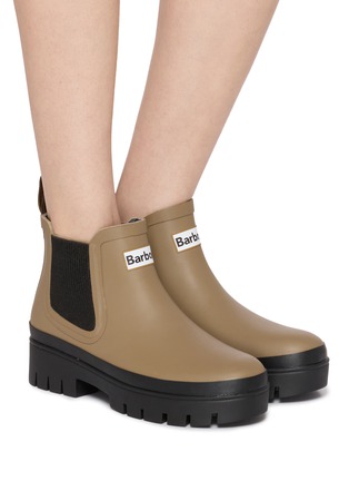 Figure View - Click To Enlarge - BARBOUR - Halton Chelsea Wellington Boots