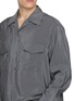  - LEMAIRE - Convertible Collar Dry Silk Shirt