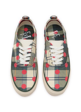 Detail View - Click To Enlarge - BARBOUR - x Paul Smith Tartan Canvas Women's Sneakers
