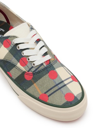 Detail View - Click To Enlarge - BARBOUR - x Paul Smith Tartan Canvas Women's Sneakers