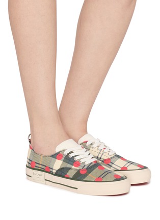 Figure View - Click To Enlarge - BARBOUR - x Paul Smith Tartan Canvas Women's Sneakers