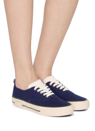 Figure View - Click To Enlarge - BARBOUR - x Paul Smith Canvas Women's Sneakers