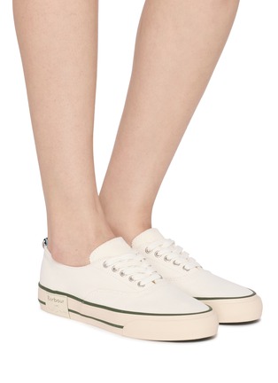 Figure View - Click To Enlarge - BARBOUR - x Paul Smith Canvas Women's Sneakers