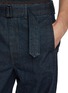  - LEMAIRE - Twisted Leg Belted Cotton Denim Jeans