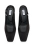 Detail View - Click To Enlarge - ALAÏA - 60 Wedge Suede Mules