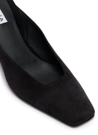 Detail View - Click To Enlarge - ALAÏA - 60 Wedge Suede Mules