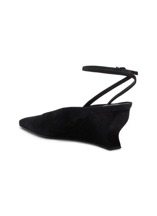  - ALAÏA - 60 Wedge Suede Mules