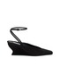 ALAÏA 60 Wedge Suede Mules