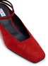 Detail View - Click To Enlarge - ALAÏA - 60 Wedge Suede Mules